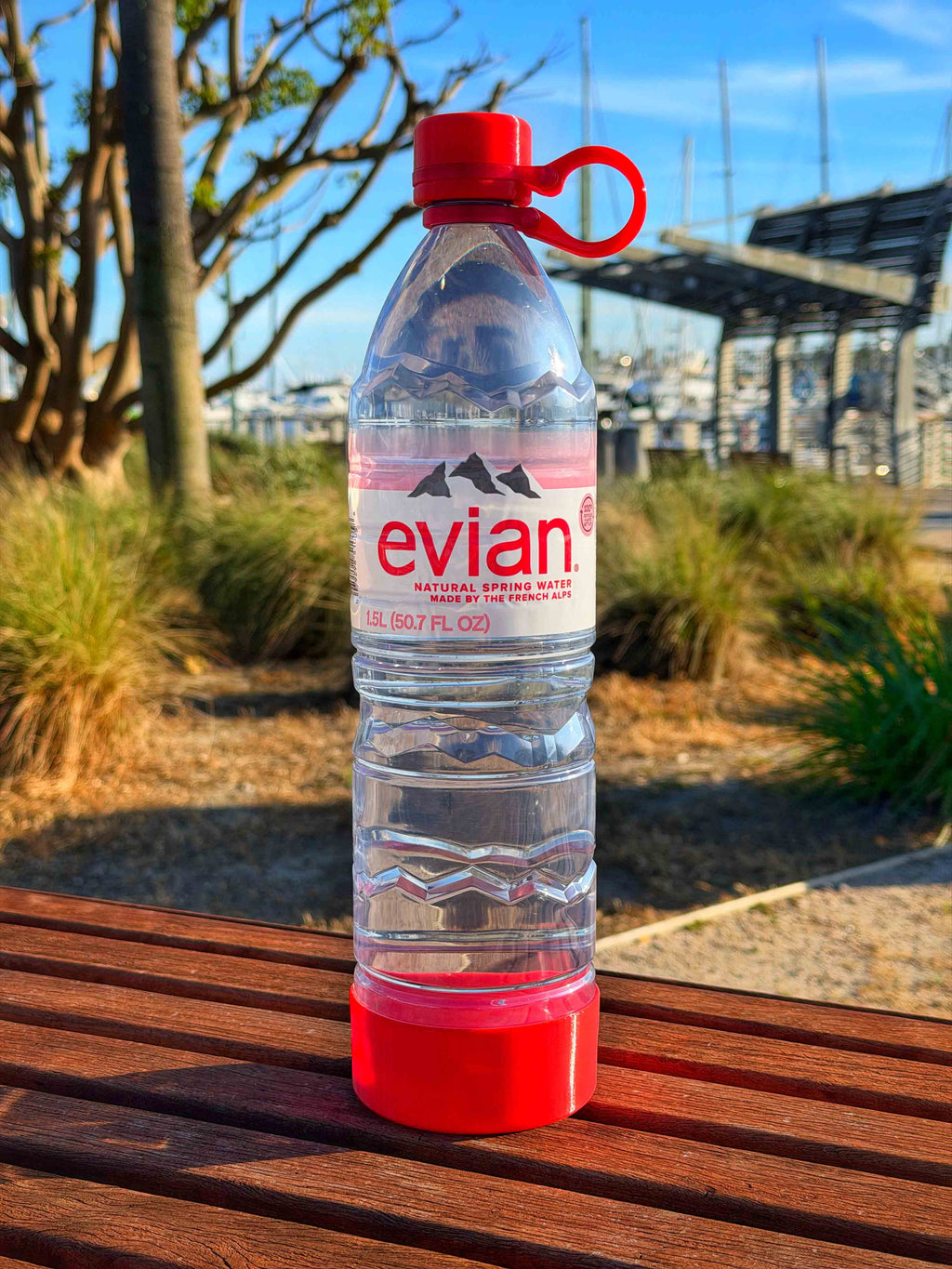 Bowl & Sports Cap KIT for Evian 1.5L ( Larger Evian Bottle )