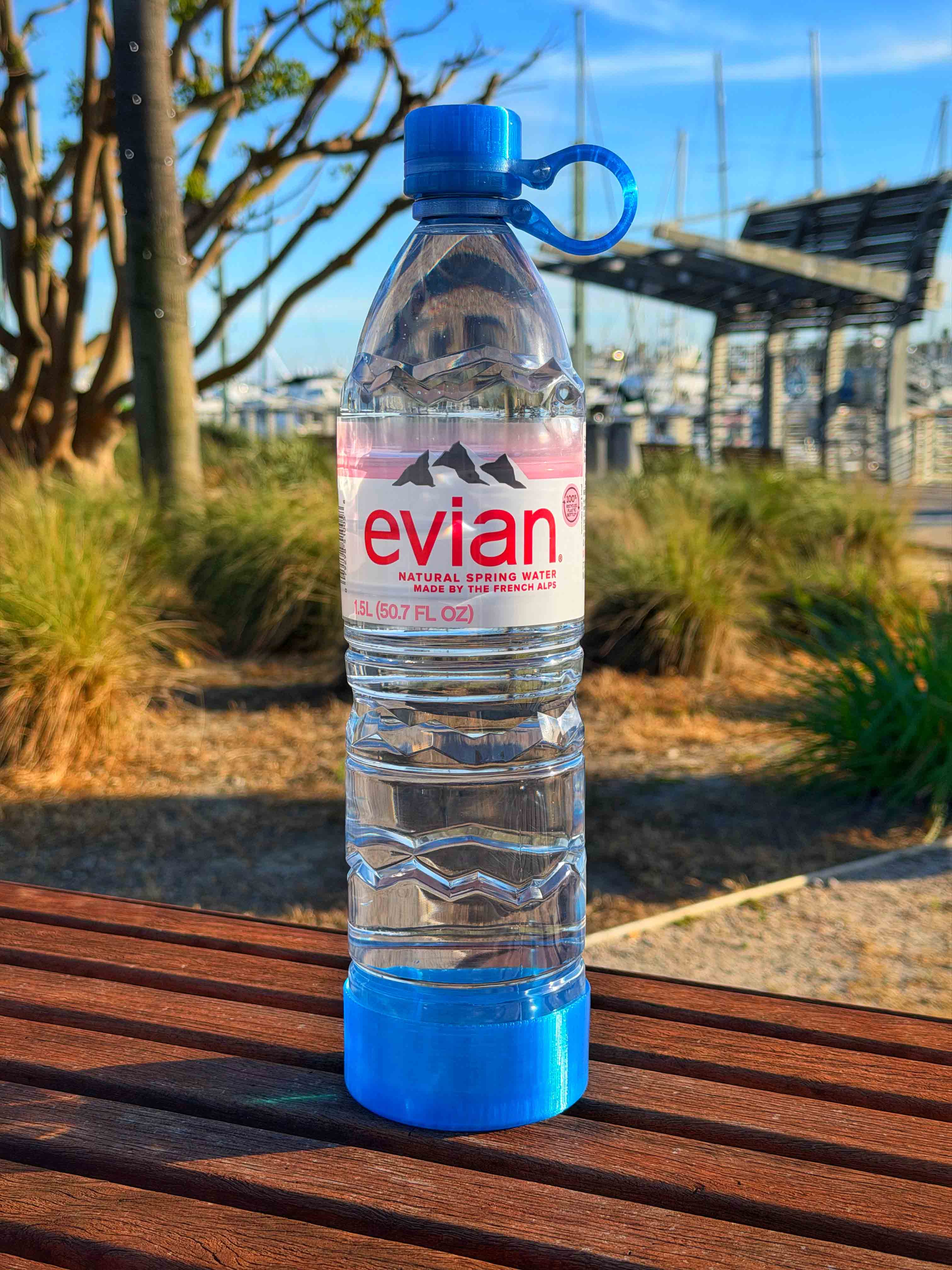 Bowl & Sports Cap KIT for Evian 1.5L ( Larger Evian Bottle )