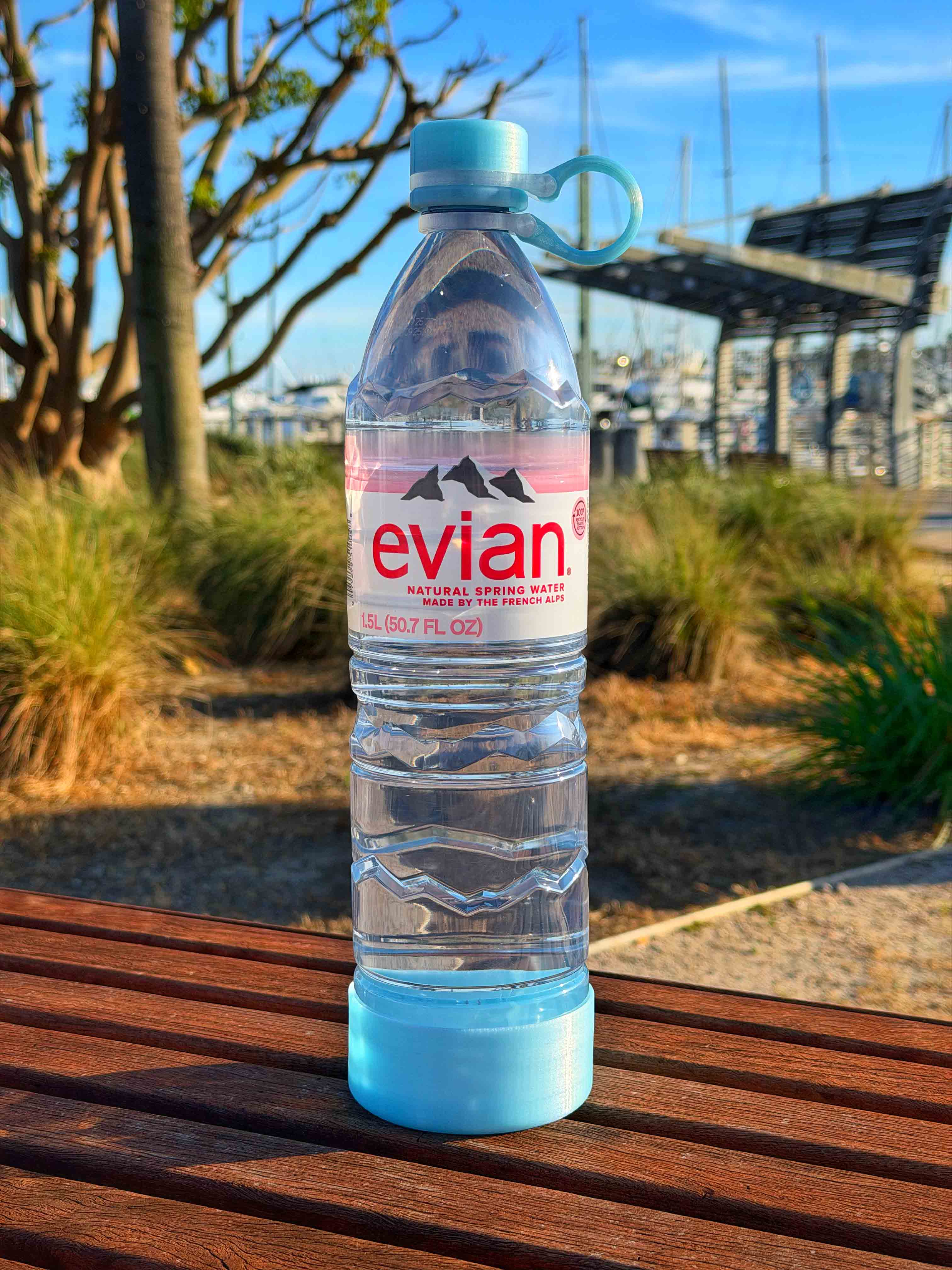 Bowl & Sports Cap KIT for Evian 1.5L ( Larger Evian Bottle )