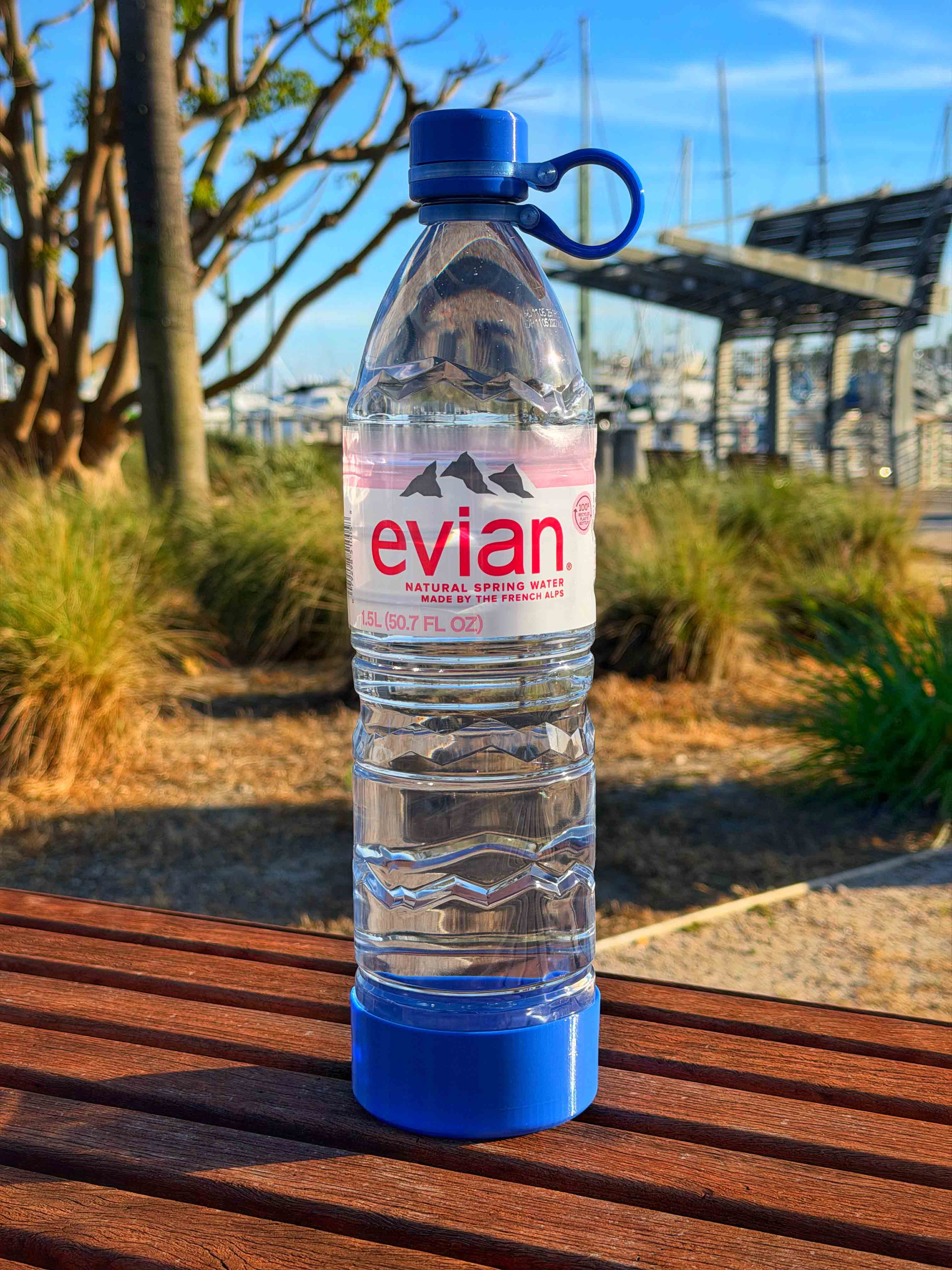 Bowl & Sports Cap KIT for Evian 1.5L ( Larger Evian Bottle )